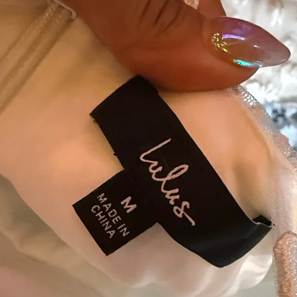 Lulu's Elegant White Lace jumpsuit - Picture 3 of 7